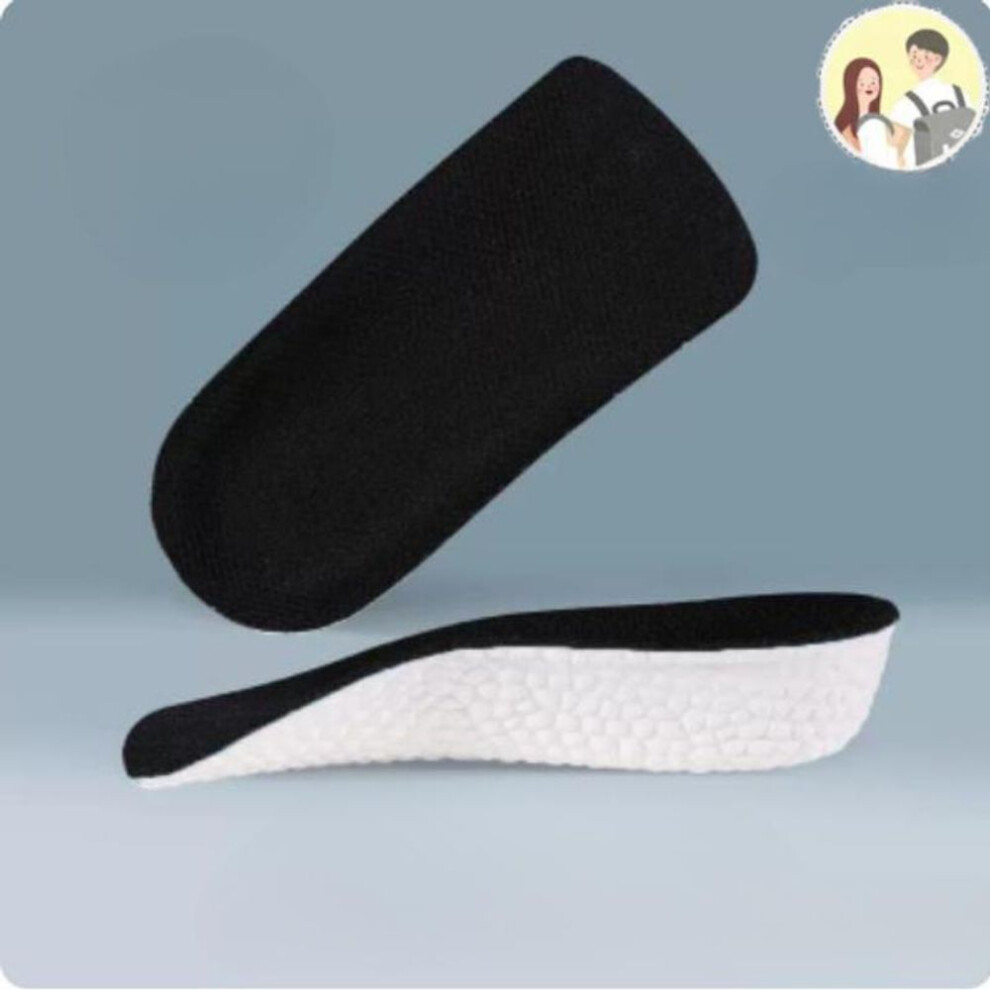 (black, 3.5cm) Height Increase Insoles for Men Women Shoes Flat Feet Arch Support Orthopedic Insoles Sneakers Heel Lift Memory Foam Shoe Pads