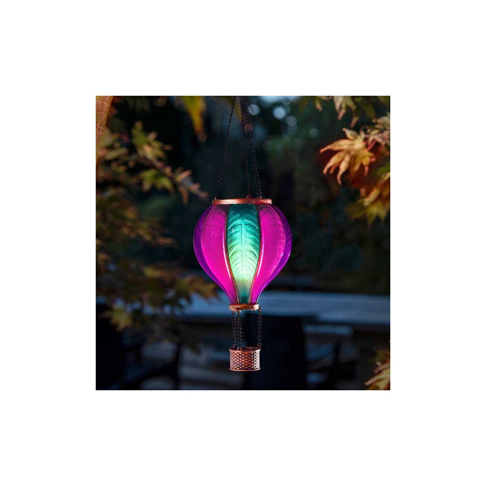Smart Garden Solar Hot Air Balloon Aurora Hanging Lantern Garden Led 44Cm 1080280