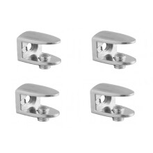 Adjustable Glass Shelf Support Mirror Holder Bracket Clamp MC-J123-01