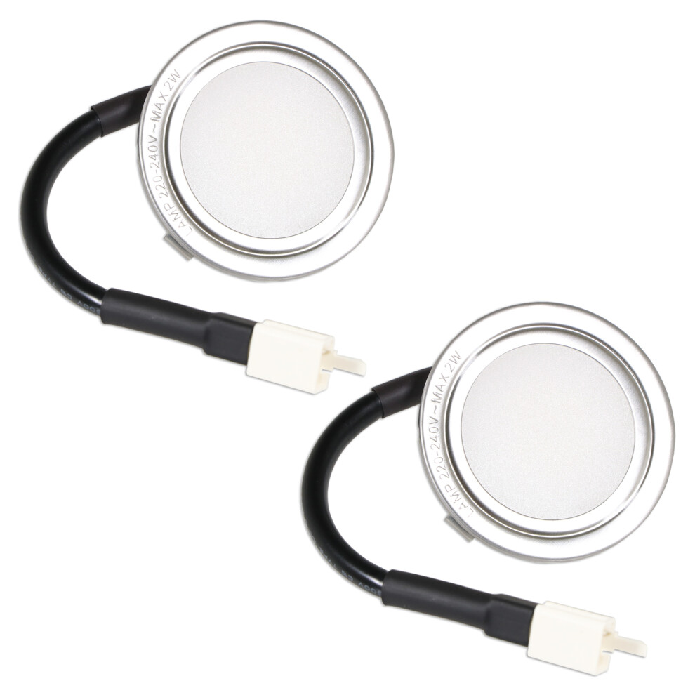 Cooker Hood LED Light UNIVERSAL 68mm G4 Extractor Lamp Bulb 220-240VAC 2 Pack - Image 2