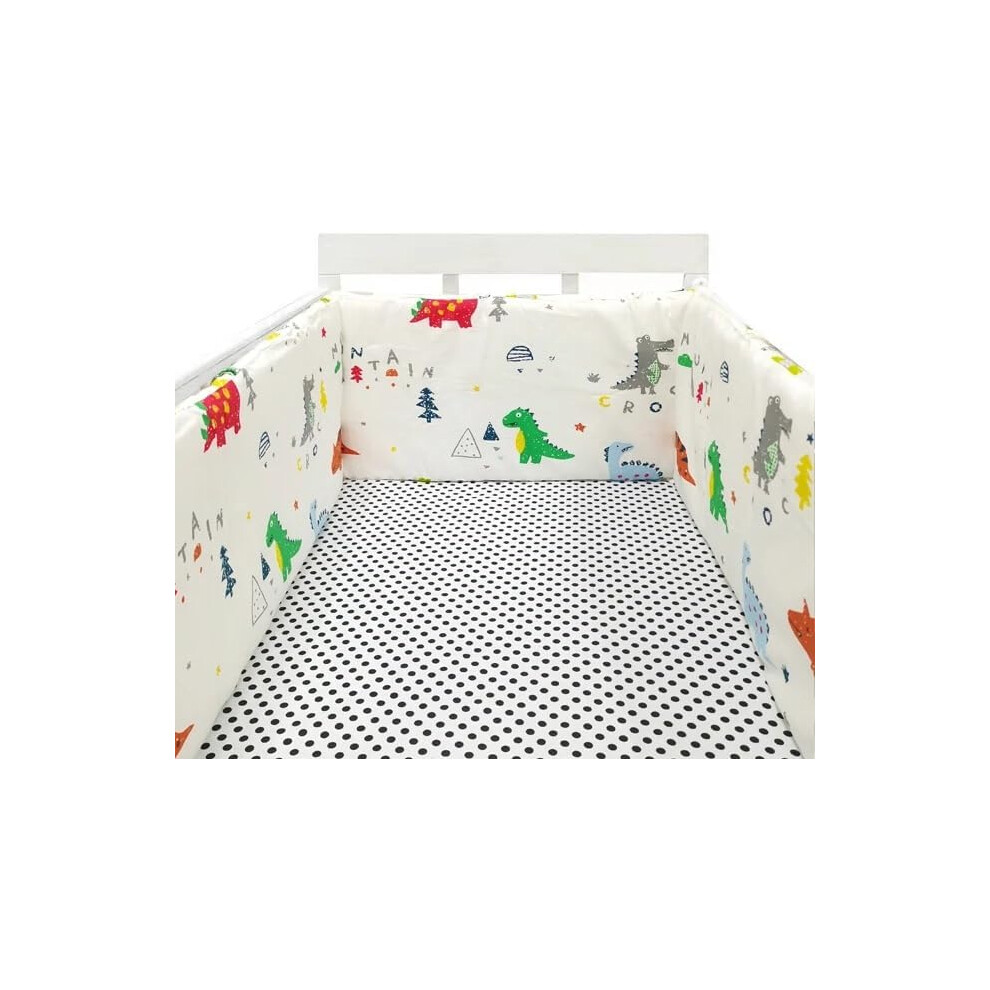 (200CM, A) Bed border for baby bed, soft and safe border for baby's sleep, protects against shocks, for baby bed and cot, hypoallergenic and washable