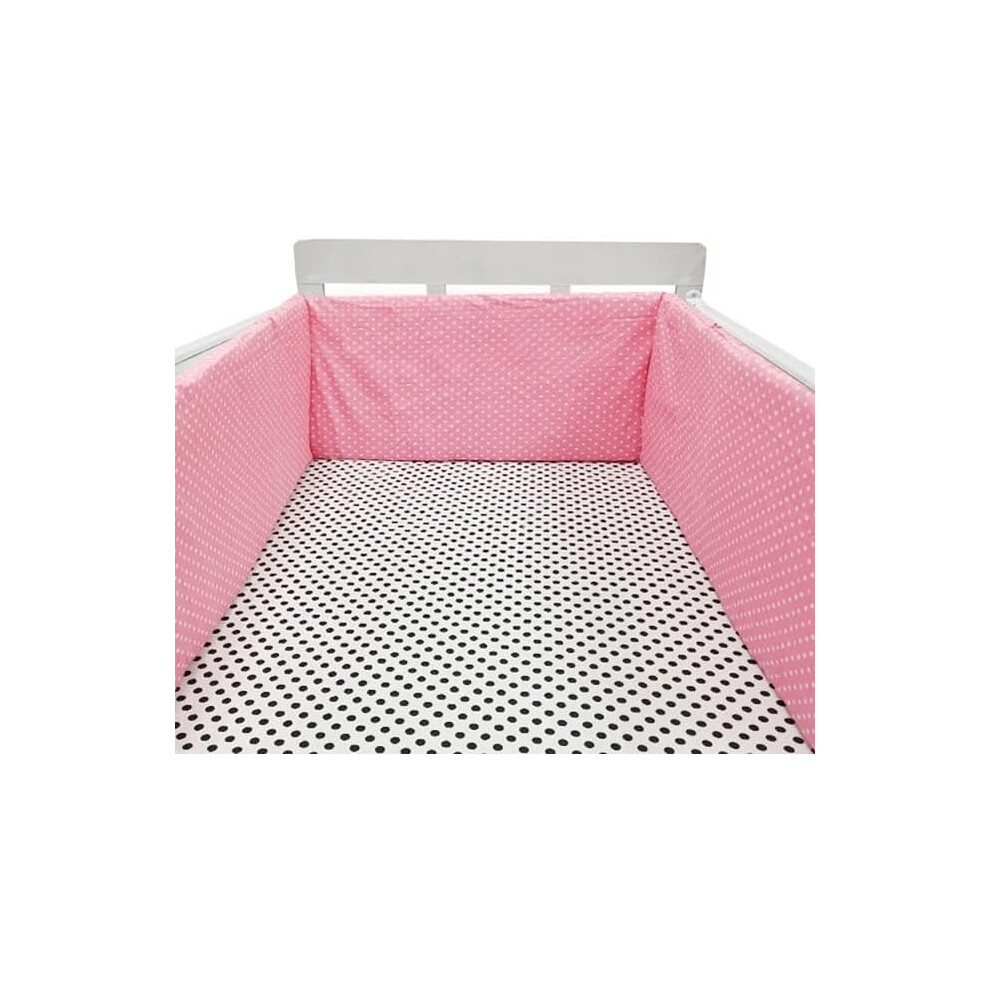 (200CM, J) Bed border for baby bed, soft and safe border for baby's sleep, protects against shocks, for baby bed and cot, hypoallergenic and washable