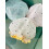 2 Piece Waterproof Blue Shower Cap Thickened Waterproof Lampblack Cap 3