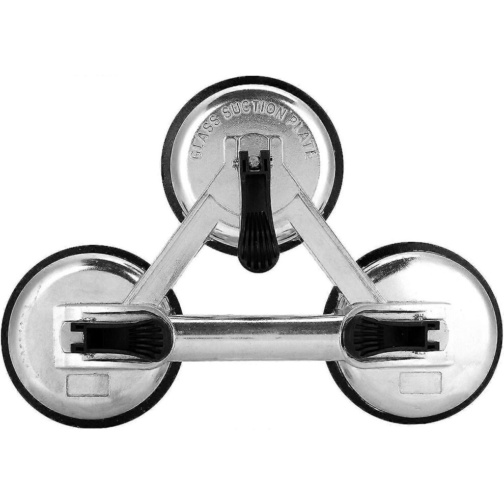 Glass Lifteraluminum Alloy 3 Plates Vacuum Suction Cup Glass Lifter Puller For Moving Glasses Tiles Mirrors 5778930869633