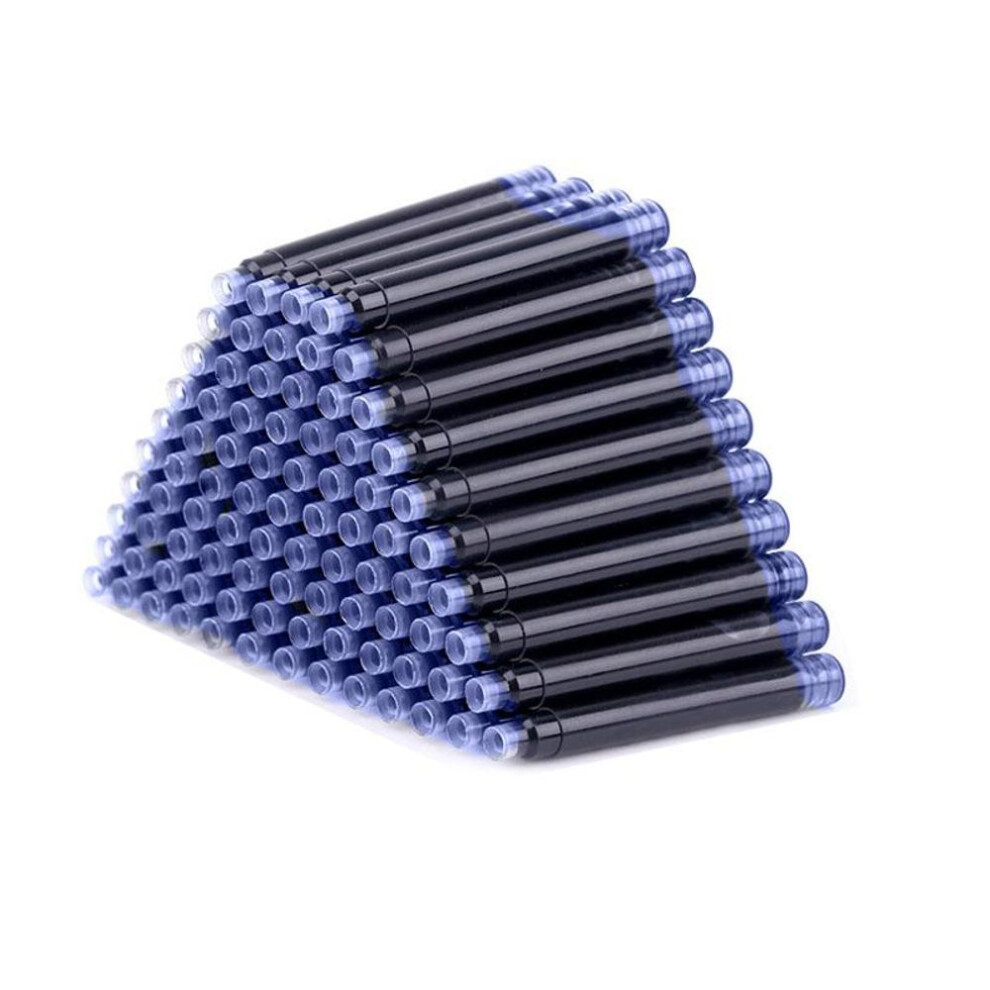 (blue, 10pcs/pack+1pen) 11pcs Fountain Pen Set Replaceable Calligraphy Multifunction Pens For Writing 0.5mm Supply Stationery Office School Supplies