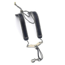 Adjustable Saxophone Shoulder Strap Sax Leather Strap for Alto/tenor/soprano Saxophones