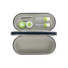 1pc Portable Contacts Lens Case Glasses Storage Box Contacts Lens Container (blue)