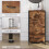 Vida Designs (Rustic Brown) Chorley Fabric 4 Drawer Home Storage Chest 5