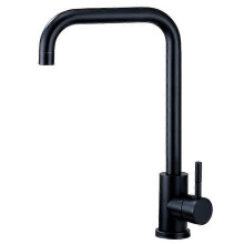 (Black, One size) 304 stainless steel brushed vegetable basin, dishwashing faucet, kitchen sink, cold and hot faucet, household use