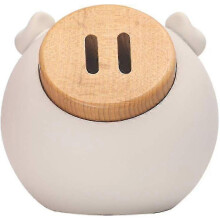 Kids Piggy Bank, SAYTAY Cute Pig Creativity Wooden Nose Bank, for Children Gift Or As Home Deco