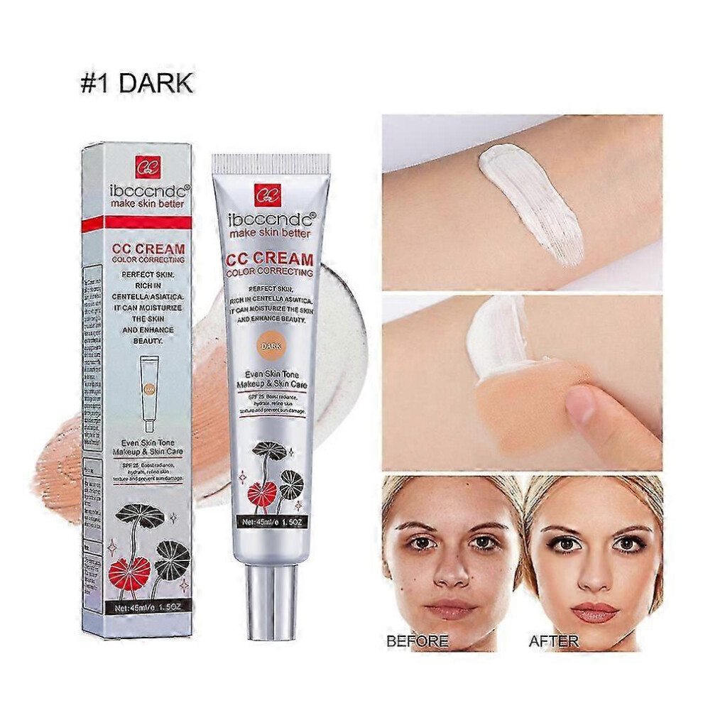 (Dark color, One size) Erborian Women's CC Red Correct with Centella 1.5 oz Skin Cream Anti-Aging NEW-image-OPC-PG5BVKQ-NEW