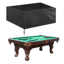 (7FT 225*115*82cm, Black) 7/8/9FT Pool Table Cover, Outdoor Furniture Cover