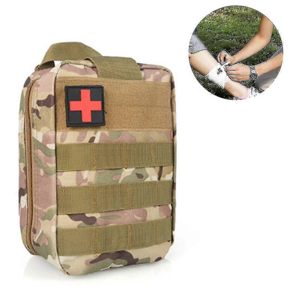Spiez Blue (Camouflage, One Size) First Aid Kit Bag Tactical Emergency Bag Medical Bag Travel Aid Kit