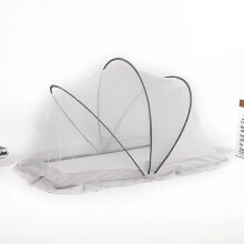 (Gray, One size) Baby Foldable Mosquito Net, Bottomless Universal