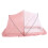 (Pink, One size) Baby Foldable Mosquito Net, Bottomless Universal 1