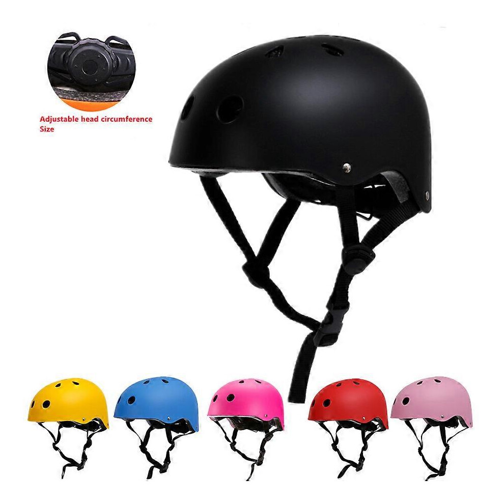 Spiez (S -51-55Cm, Black) Professional Bicycle Helmet Safety Protect Outdoor Skateboard Riding Helmets Adult Child Protective Equipment Blue,Black