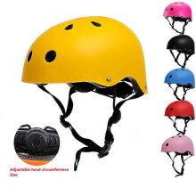 (S -51-55cm, Yellow) Professional Bicycle Helmet Safety Protect Outdoor Skateboard Riding Helmets Adult Child Protective Equipment