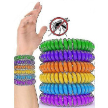 (best)Premium Mosquito Repellent Bracelet Band - 12 Pack [320hrs] - Easy To Use