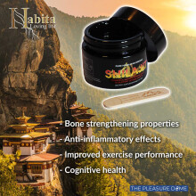 Pure Himalayan Shilajit Resin 50g - Lab Tested, 84+ Minerals, 60% Fulvic Acid, Vegan, Harvested from 16,000 ft