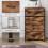 Vida Designs (Rustic Brown) Chorley 5 Fabric Drawer Storage Chest 4