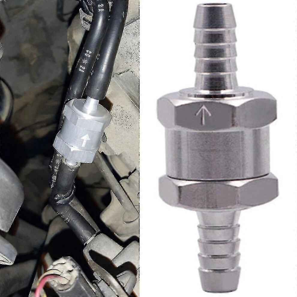 Fuel Non Return Check Valve 6/8/10/12Mm Aluminium Alloy Petrol Diesel Water Fuel Line One Way For Peugeot Renault 5778930875870