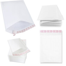 1000 x Size 4 (170x245mm) White Padded Bubble Lined Envelopes