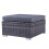 Designer Grey Rattan Sofa Set with Coffee Table 4 Seat Dunham 5