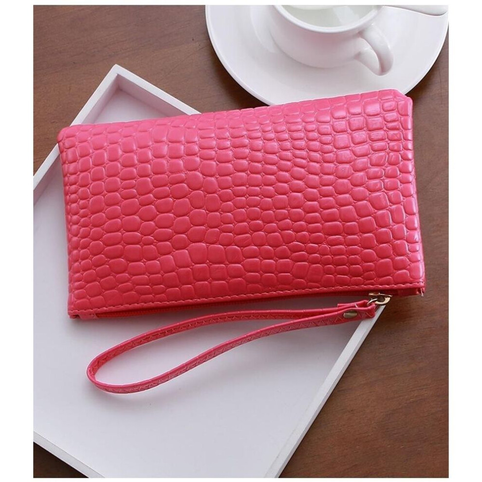 (red) Alligator Wallet Lady   Korean handbag with active Zero Wallet