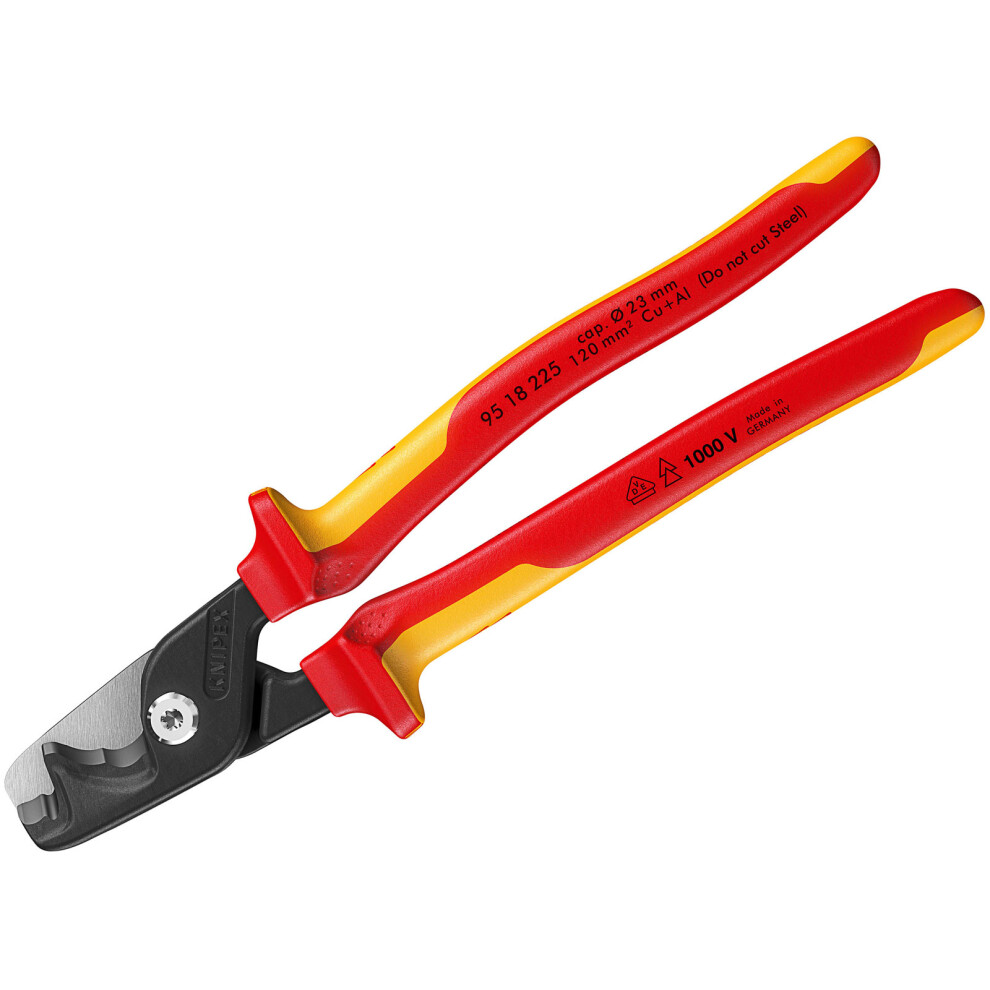 Knipex 95 18 225 VDE StepCut XL Cable Shears 225mm