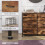 Vida Designs (Rustic Brown) Chorley 6 Fabric Drawer Home Storage Chest 5