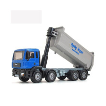 (Μπλε) 1:50 Alloy Diecast Model Dumper Truck Toy Εκπαιδευτική συλλογή Παιδικά παιχνίδια δώρων