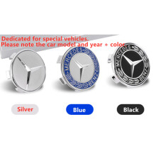 (Benz? Observe o modelo e o ano + cor?) 4pcs tampas centrais da roda LED flutuantes