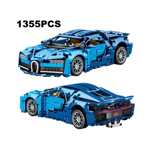 (Lamborghini) Technical Bugatti Building Blocks Lamborghini Hypercar Racing Car Model 1
