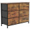 Vida Designs (Rustic Brown) Chorley 6 Fabric Drawer Home Storage Chest 8