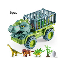 (Tyrannosaurus 6 St?ck) 38 cm Dinosaurier Spielzeug Tyrannosaurus Transporttechnik Fahrzeug