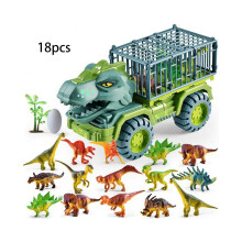 (Tyrannosaurus 18 St?ck) 38 cm Dinosaurier Spielzeug Tyrannosaurus Transporttechnik Fahrzeug