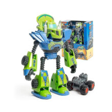 (Verde) Blaze Monster Machines Anime Figura Desenho animado Pl?stico/liga Deformado Carro Figura de