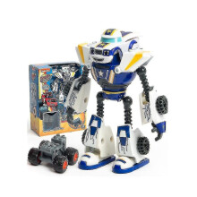 (Branco) Blaze Monster Machines Anime Figura Desenho animado Pl?stico/liga Deformado Carro Figura de