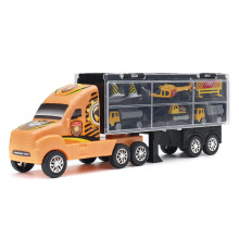 (Caminh?o recipiente de engenharia) caixa de armazenamento de carro recipiente de reboque de liga diecast