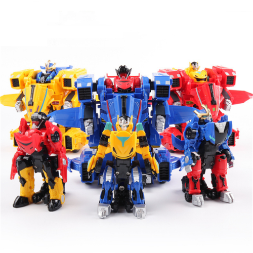 (Bleu) La machine transforme les jouets d'int?rieur de mod?le de robot ajust? par d?formation d'?jection 1