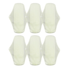 Premium Cotton Reusable Menstrual Pads - Washable Cloth Pads- Highly Absorbent Cotton Cloth Panty Liner Pads for Teens & Women, Incontinence Pads