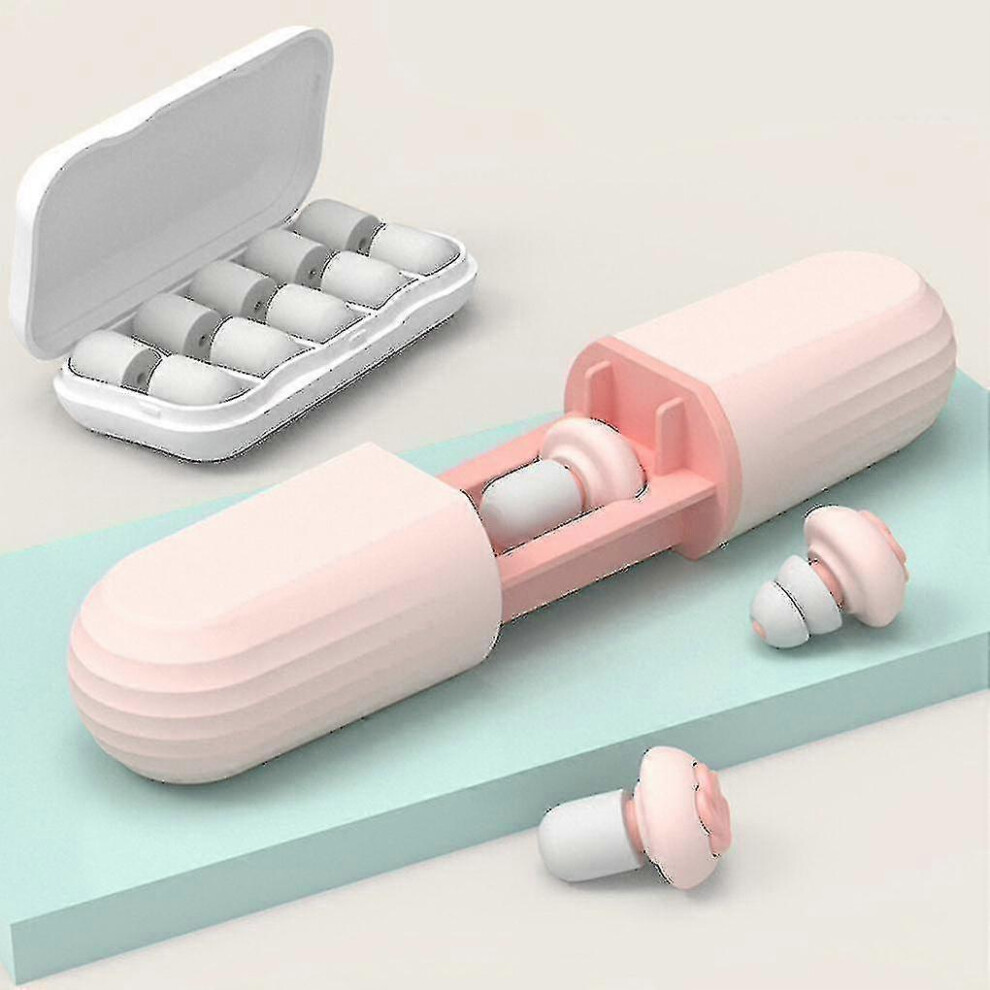 Noise Canceling Foam Sleeping Earplugs Reusable Soundproof Earmuffs Adults Hearing Protection Gadget 5778930880737