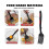 Silicone Flexible Fork, Heat-Resistant Cooking Fork Tools Dishwasher Safe Kitchen Fork Kitchen Non Stick Fork for Mix 3