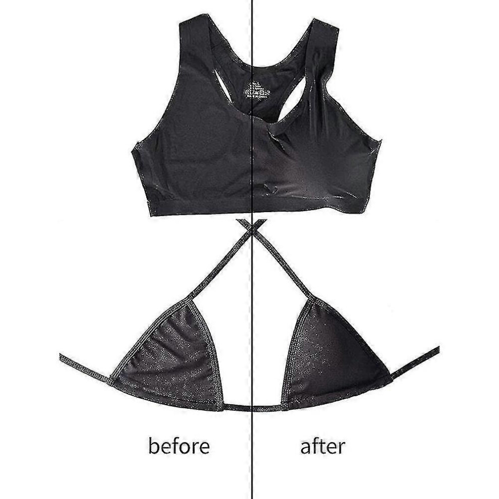 (White) Lady 1 Pair Bikini Bra Inserts Push-up Pads Sport Bras Pads One Size