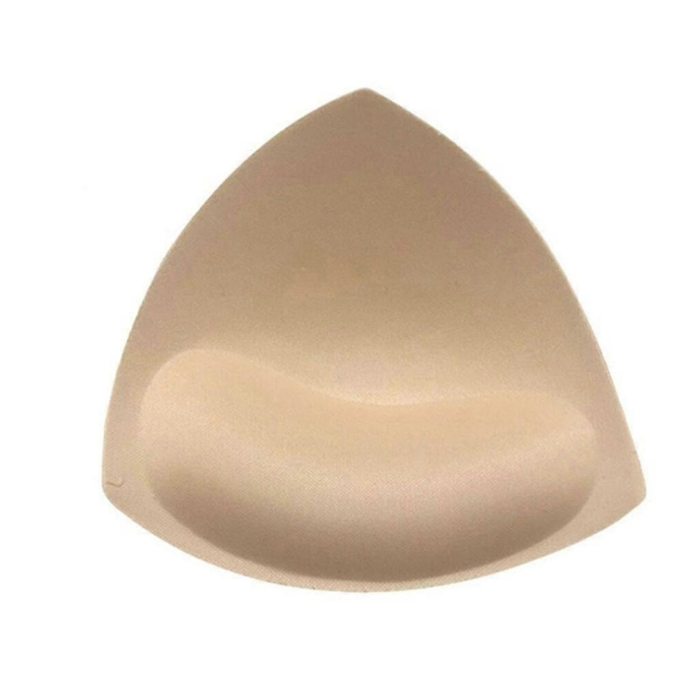 (Skin Colour) Lady 1 Pair Bikini Bra Inserts Push-up Pads Sport Bras Pads One Size