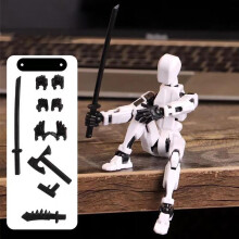 (white) Lucky 5 Character Figures for Parent-children Games