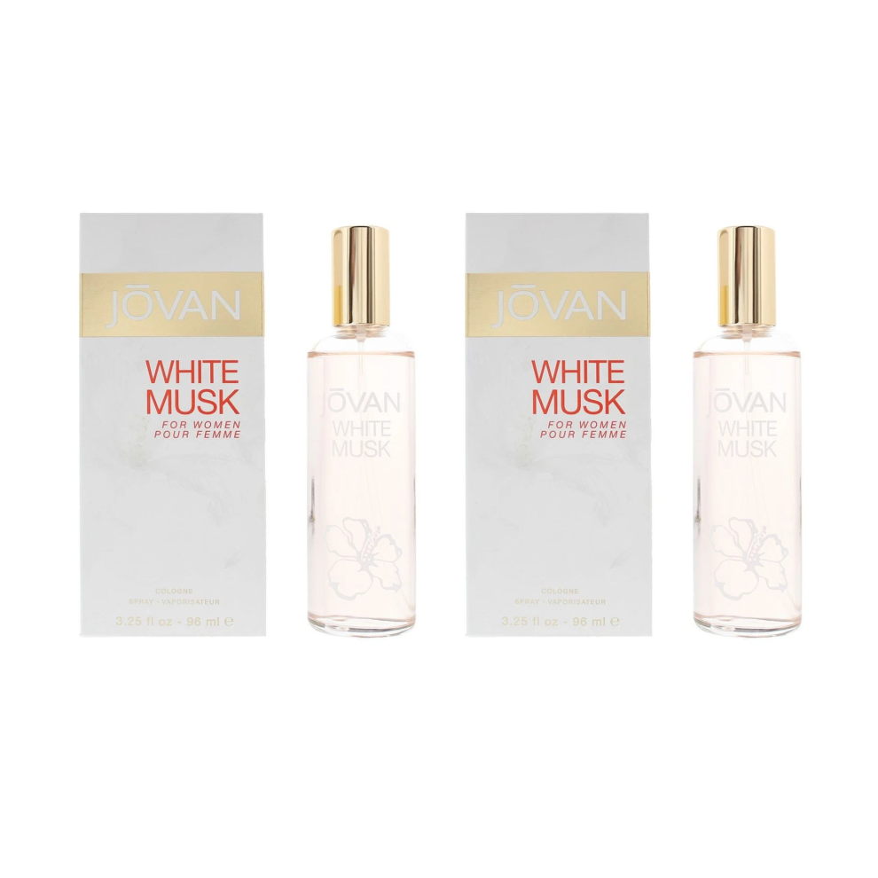 (2 x 96ml White Musk) 2 x 96ml JOVAN Musk, WHITE MUSK & BLACK MUSK