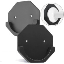 Shower Curtain Rod Holder 2pcs, Adhesive Shower Rod Wall Mount Holder
