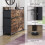 Vida Designs (Rustic Brown) Chorley 7 Fabric Drawer Home Storage Chest 5