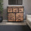 Vida Designs (Rustic Brown) Chorley 7 Fabric Drawer Home Storage Chest 8